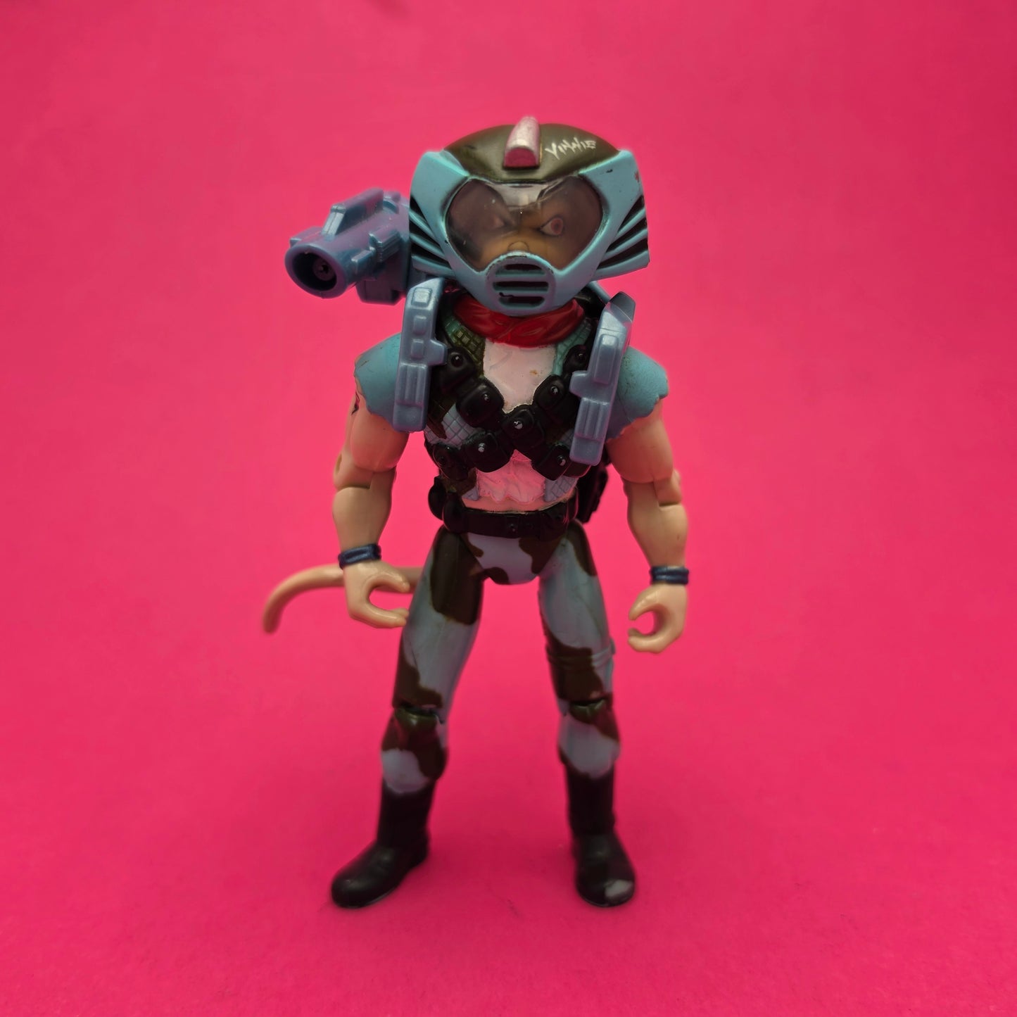 BIKER MICE FROM MARS ☆ RAD REBEL VINNIE FREEDOM FIGHTER Vintage Figure ☆ 90s