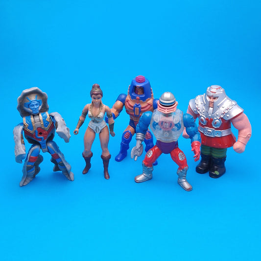 MASTERS OF THE UNIVERSE ☆ Bundle TEELA MANEFACES RAM-MAN ROBOTO Vintage Figure ☆ MOTU Loose 80s Mattel