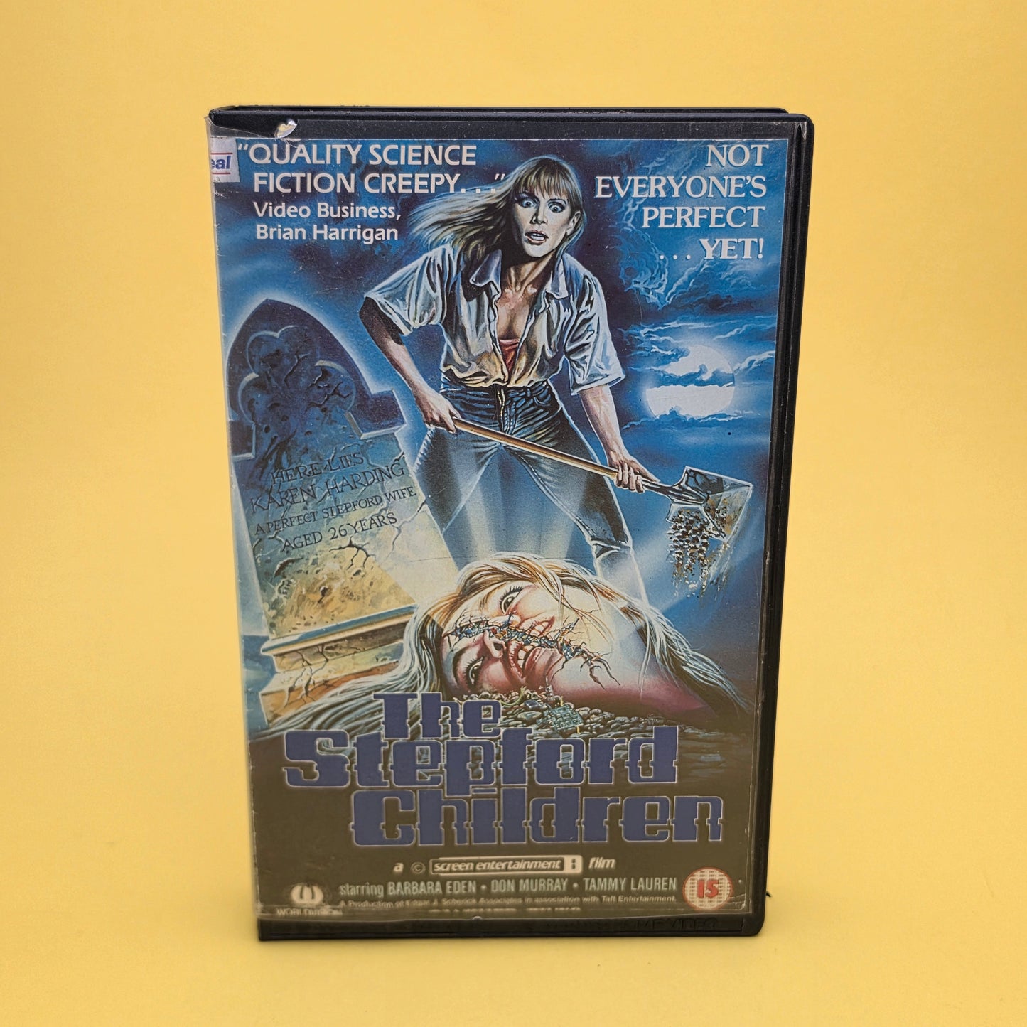 VHS Video ☆ THE STEPFORD CHILDREN ☆ 15 Cert Big Box Ex-Rental Vintage Tape