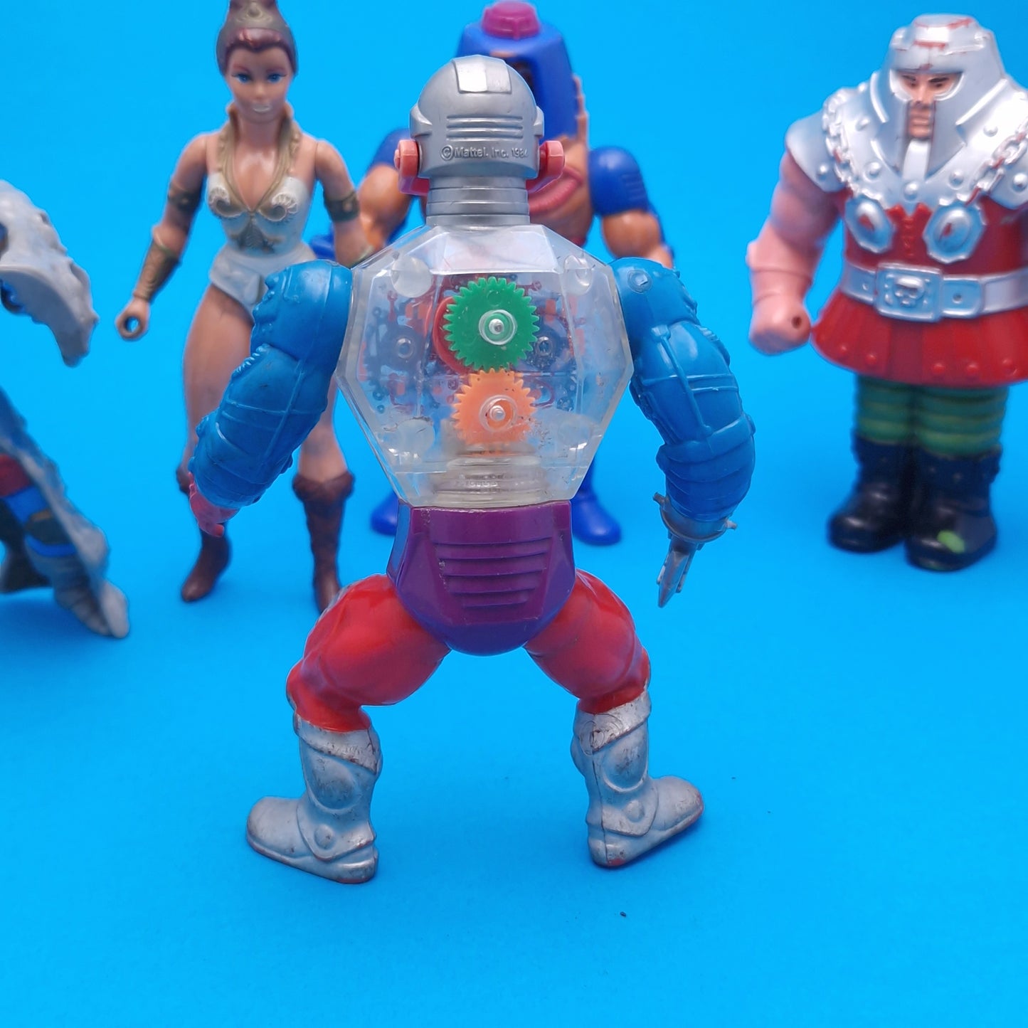 MASTERS OF THE UNIVERSE ☆ Bundle TEELA MANEFACES RAM-MAN ROBOTO Vintage Figure ☆ MOTU Loose 80s Mattel