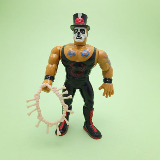 WWF HASBRO ☆ PAPA SHANGO BONES Vintage Wrestling Figure ☆ Series 6 90s Loose