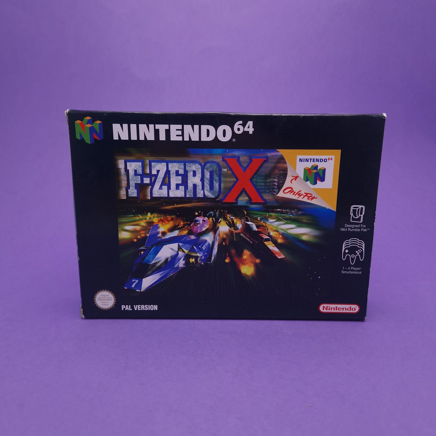 NINTENDO 64 ☆ F-ZERO X ☆ Vintage Retro Game Boxed & Complete PAL N64