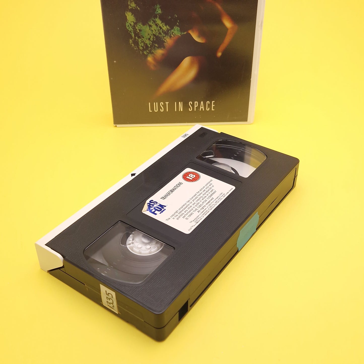 VHS Video ☆ TRANSFORMATIONS LUST IN SPACE CBS ☆ 90s Big Box Ex Rental 18 Vintage
