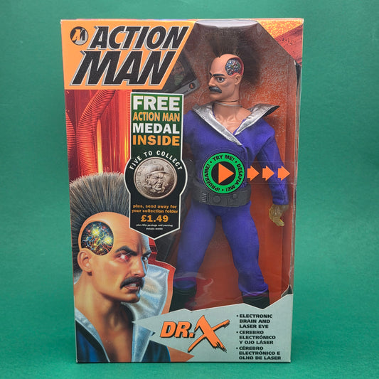 ACTION MAN ☆ DR.X Figure Doll ☆ Vintage HASBRO SEALED BOXED 90's