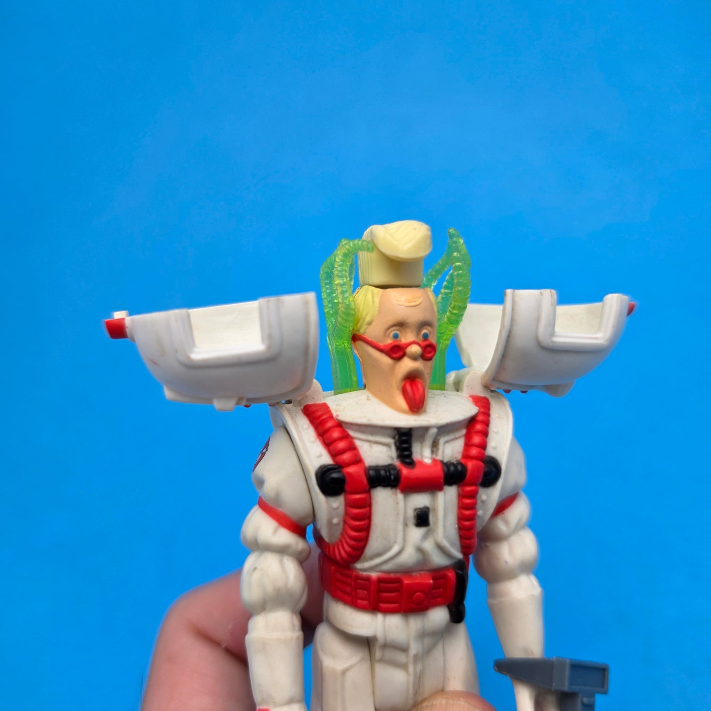 GHOSTBUSTERS ☆ EGON SUPER FRIGHT FEATURES Vintage Figure ☆ Loose 80s Kenner Complete