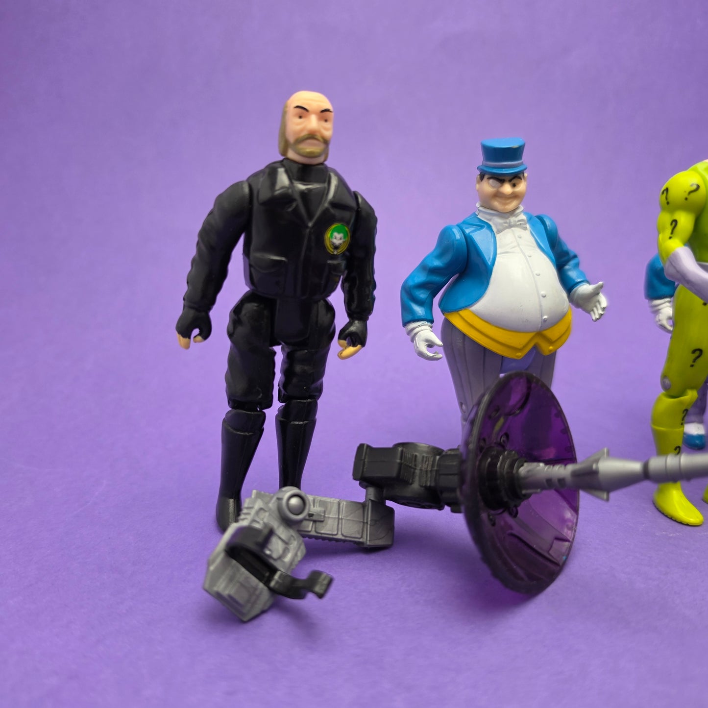 BATMAN ☆ BOB THE GOON RIDDLER PENGUIN Figure ☆ Vintage 80s 90s TOYBIZ Kenner