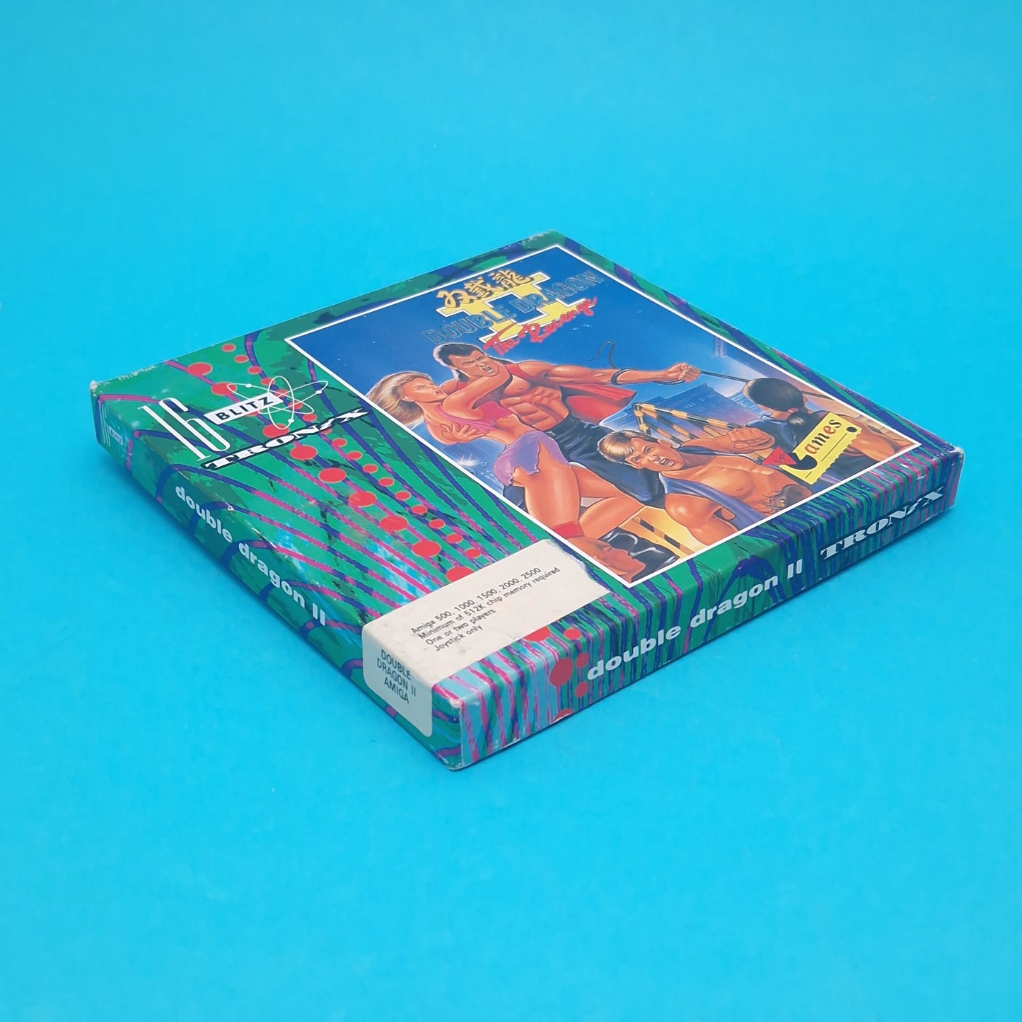 AMIGA ☆ DOUBLE DRAGON 2 THE REVENGE ☆ BOXED Tested Vintage Retro Game