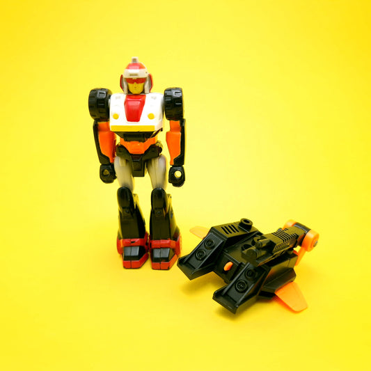 TRANSFORMERS G1 ☆ Action Masters: KICK-OFF with TURBO-PACK Figure ☆ Robot Vintage Original 1990