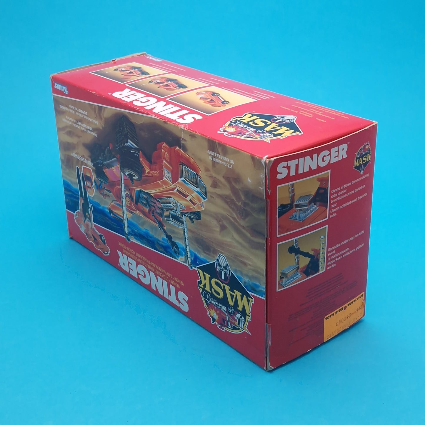 M.A.S.K ☆ STINGER Bruno Sheppard ☆ BOXED Complete Inner Vintage MASK Kenner 80s