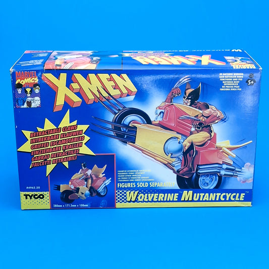 MARVEL X-MEN ☆  WOLVERINE MUTANTCYCLE Action Figure Bike BOXED ☆ Vintage Tvco Toybiz Original 90s