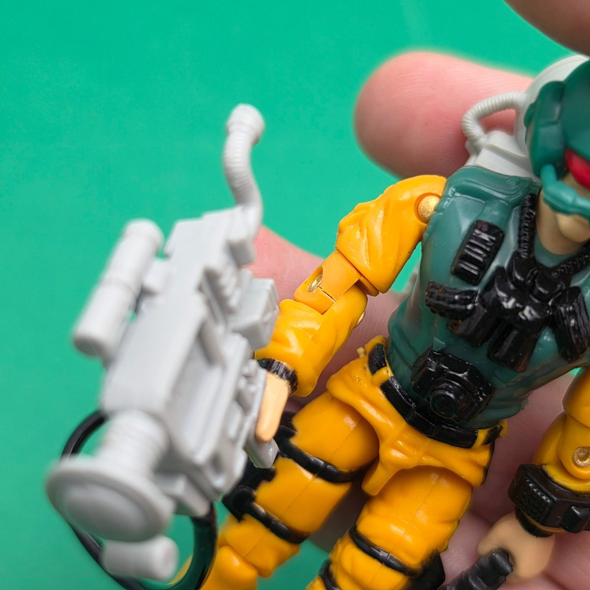 G.I. JOE ☆ SCOOP Figure Complete ☆ Action Force Hasbro 1989 Card