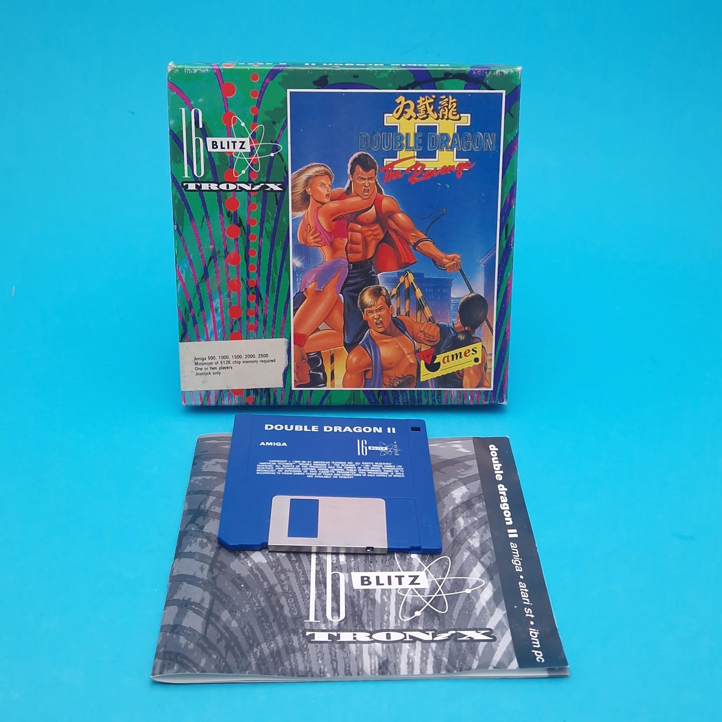 AMIGA ☆ DOUBLE DRAGON 2 THE REVENGE ☆ BOXED Tested Vintage Retro Game