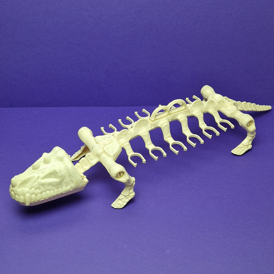 MASTERS OF THE UNIVERSE ☆ BATTLE BONES Vintage Figure Holder ☆ MOTU Loose 80s Mattel