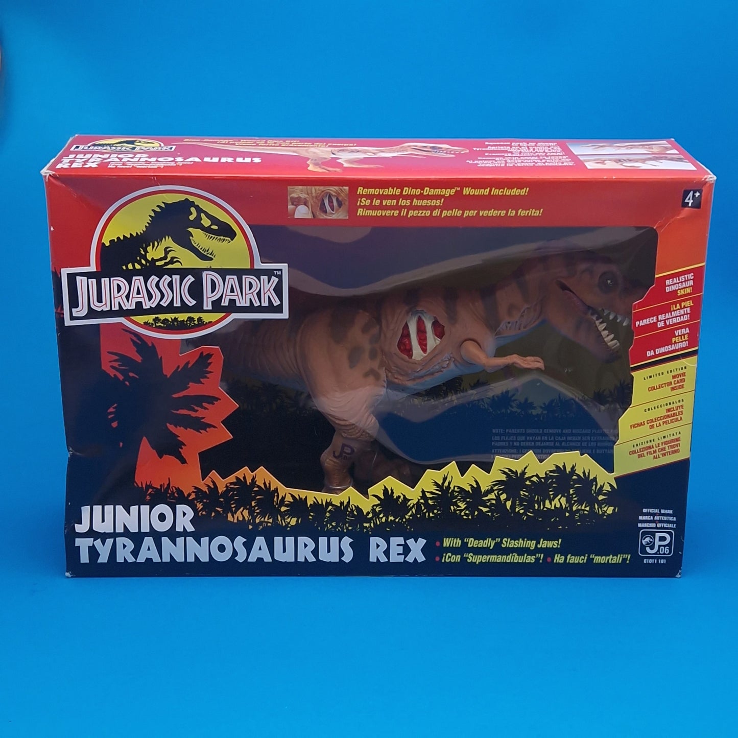 JURASSIC PARK ☆ JUNIOR (YOUNG) TYRANNOSAURUS REX Figure ☆ Sealed MISB World T-REX