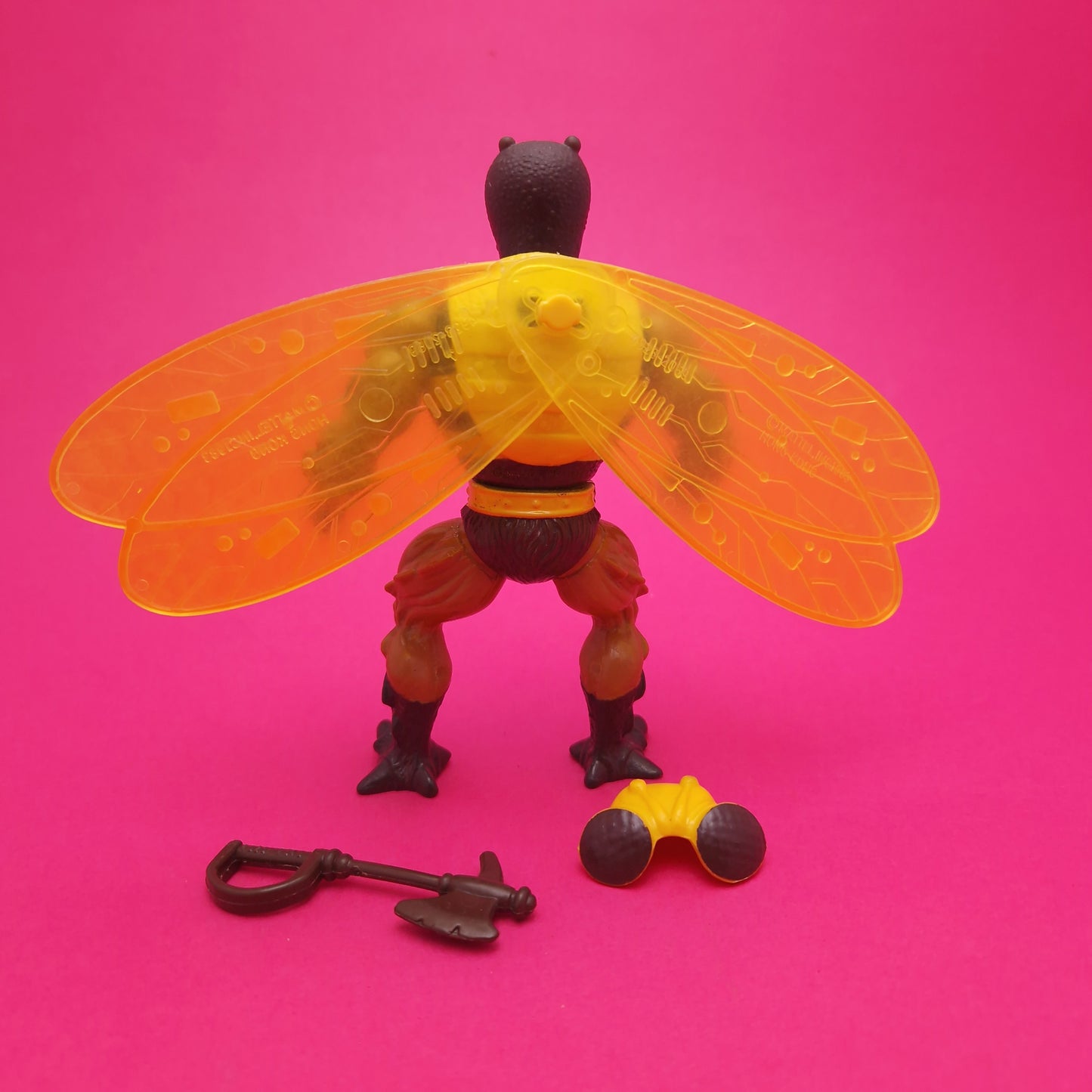 MASTERS OF THE UNIVERSE ☆ BUZZ OFF Complete Vintage Figure ☆ MOTU 80s Mattel