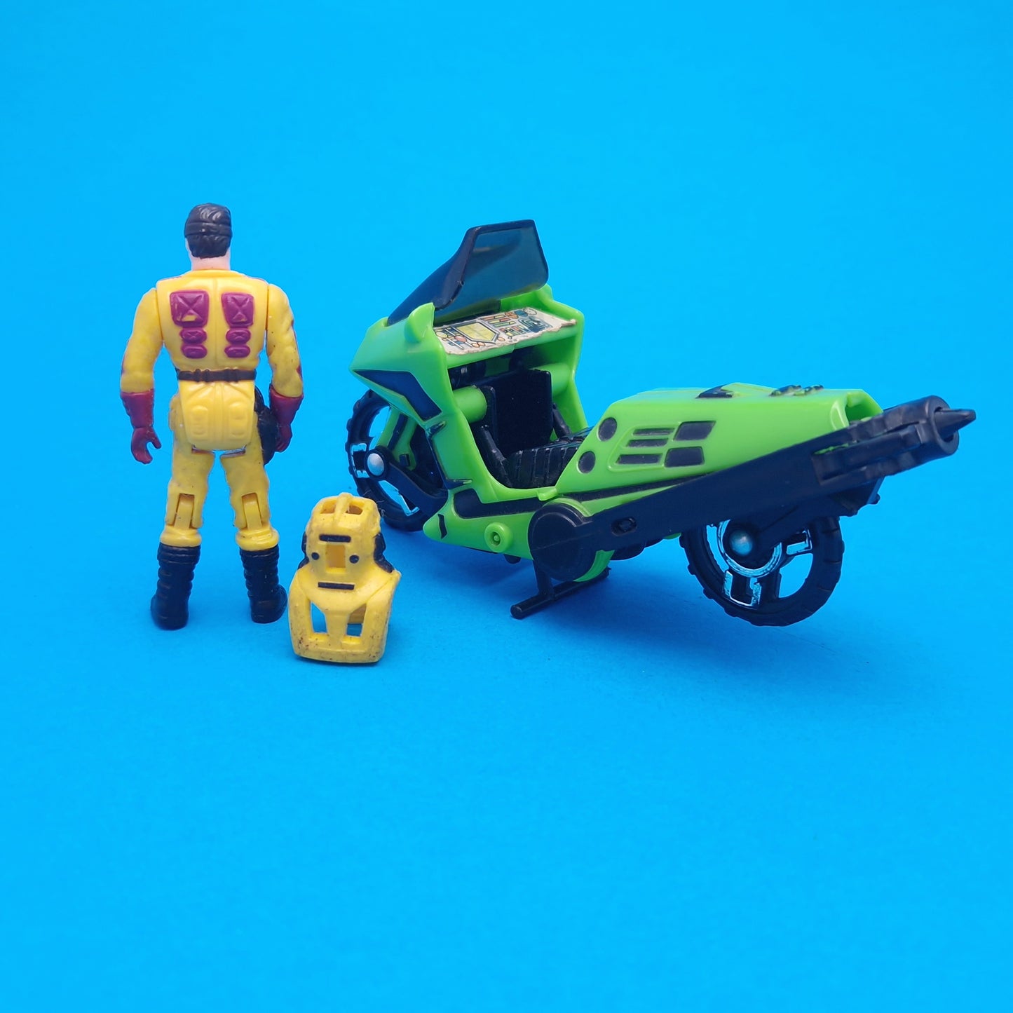 M.A.S.K ☆ CONDOR BRAD TURNER Vintage Figure Vehicle ☆ Complete MASK Kenner 80s Loose