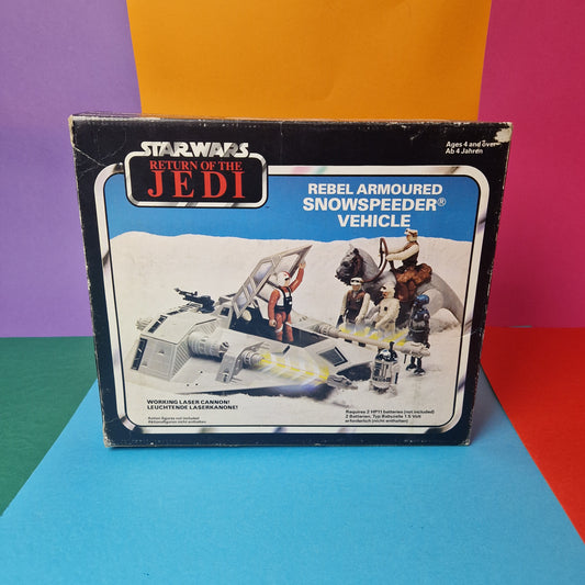 STAR WARS ☆ SNOWSPEEDER SHIP Vintage Action Figure Vehicle ☆ Original 80s Box ROTJ