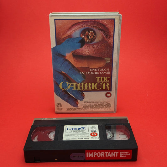 VHS Video ☆ THE CARRIER 1988 ☆ 18 Cert Big Box Ex Rental Vintage MEDUSA