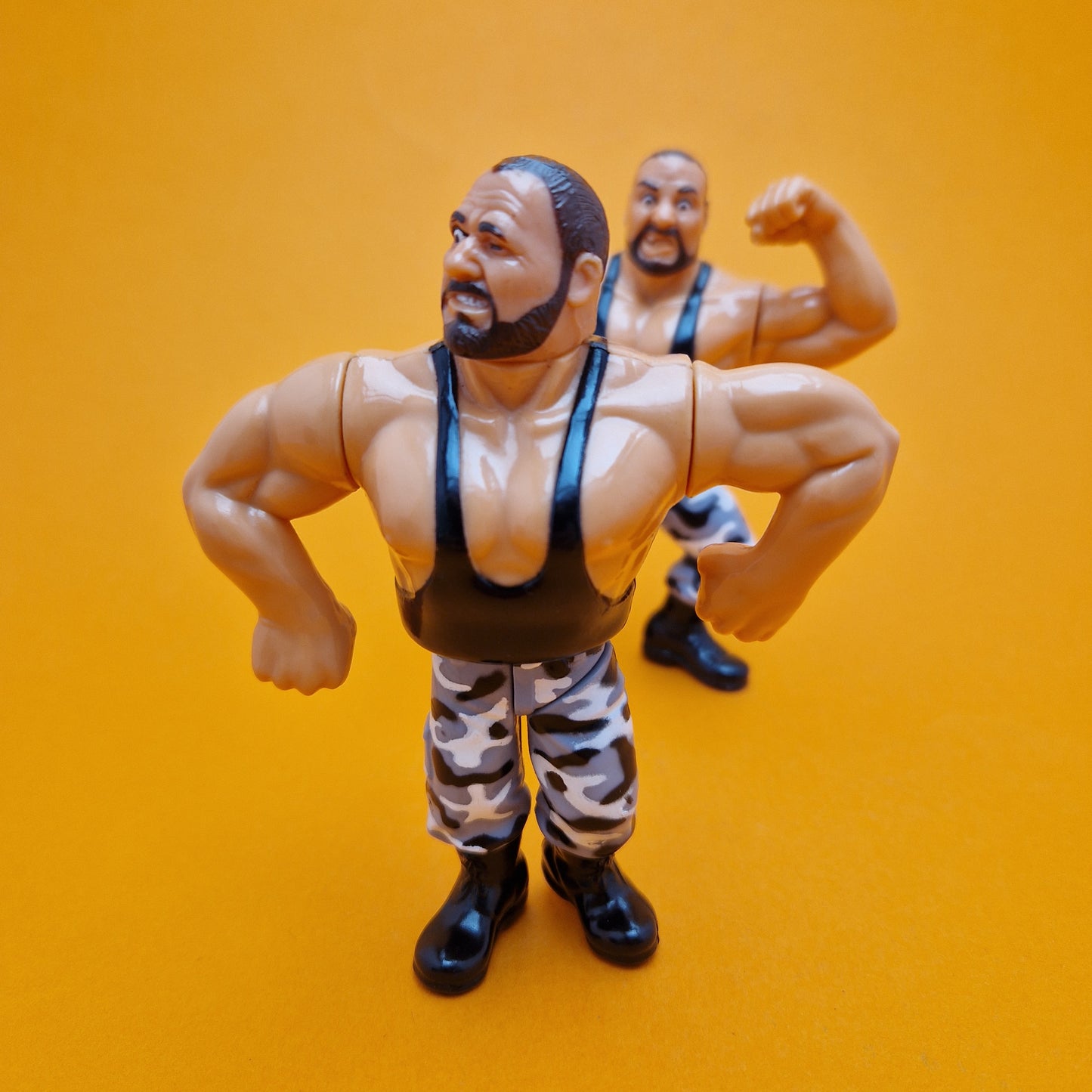 WWF HASBRO LUKE & BUTCH BUSHWACKERS Vintage Wrestling Figure ☆ Original 90s Series 2