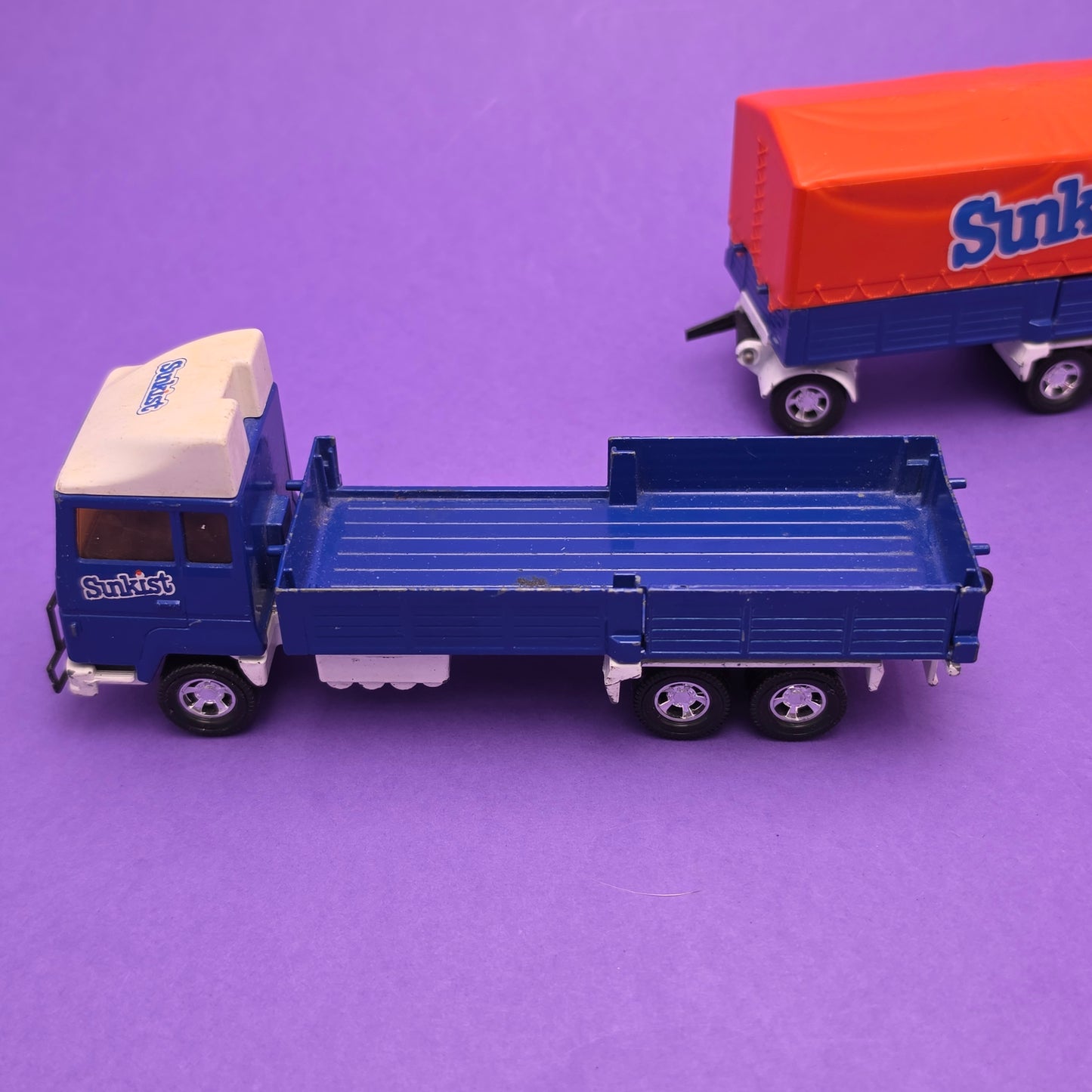 MATCHBOX ☆ SUPER KINGS K-21 FORD 'H' TRANSCONTINENTAL TRUCK SUNKIST 1979 Vehicle ☆ Diecast Car Vintage