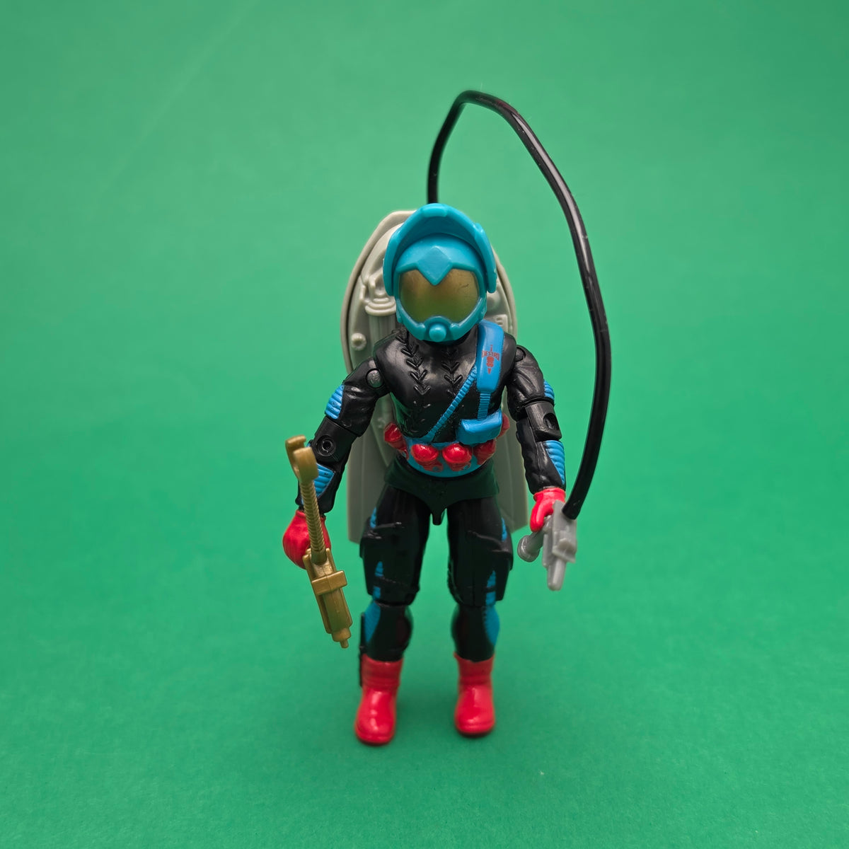 G.I. JOE ☆ T.A.R.G.A.T Figure Complete ☆ Action Force Hasbro 1988 Card