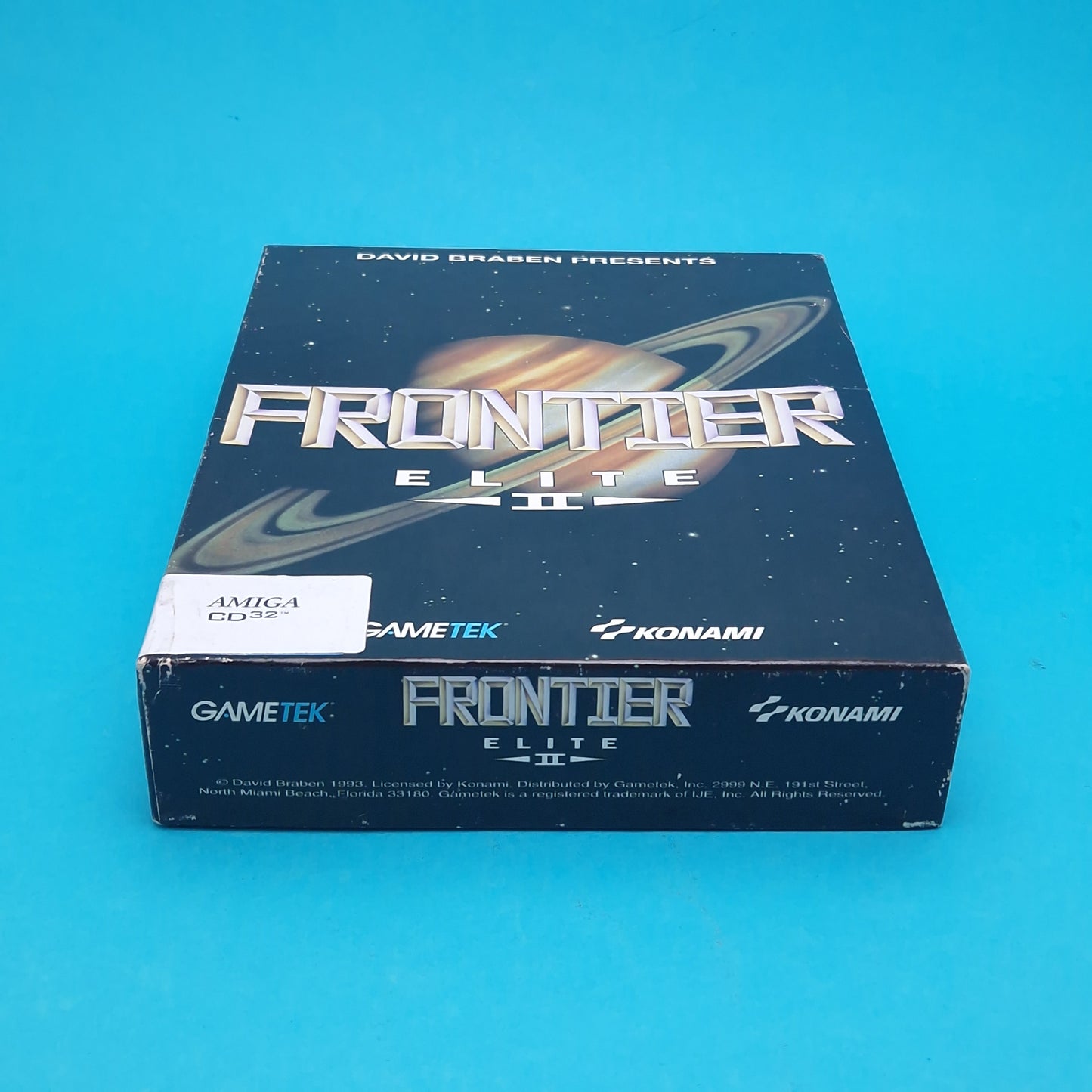 AMIGA CD32 ☆ ELITE 2 FRONTIER ☆ BIG BOX BOXED Vintage Retro Game Commodore 90s