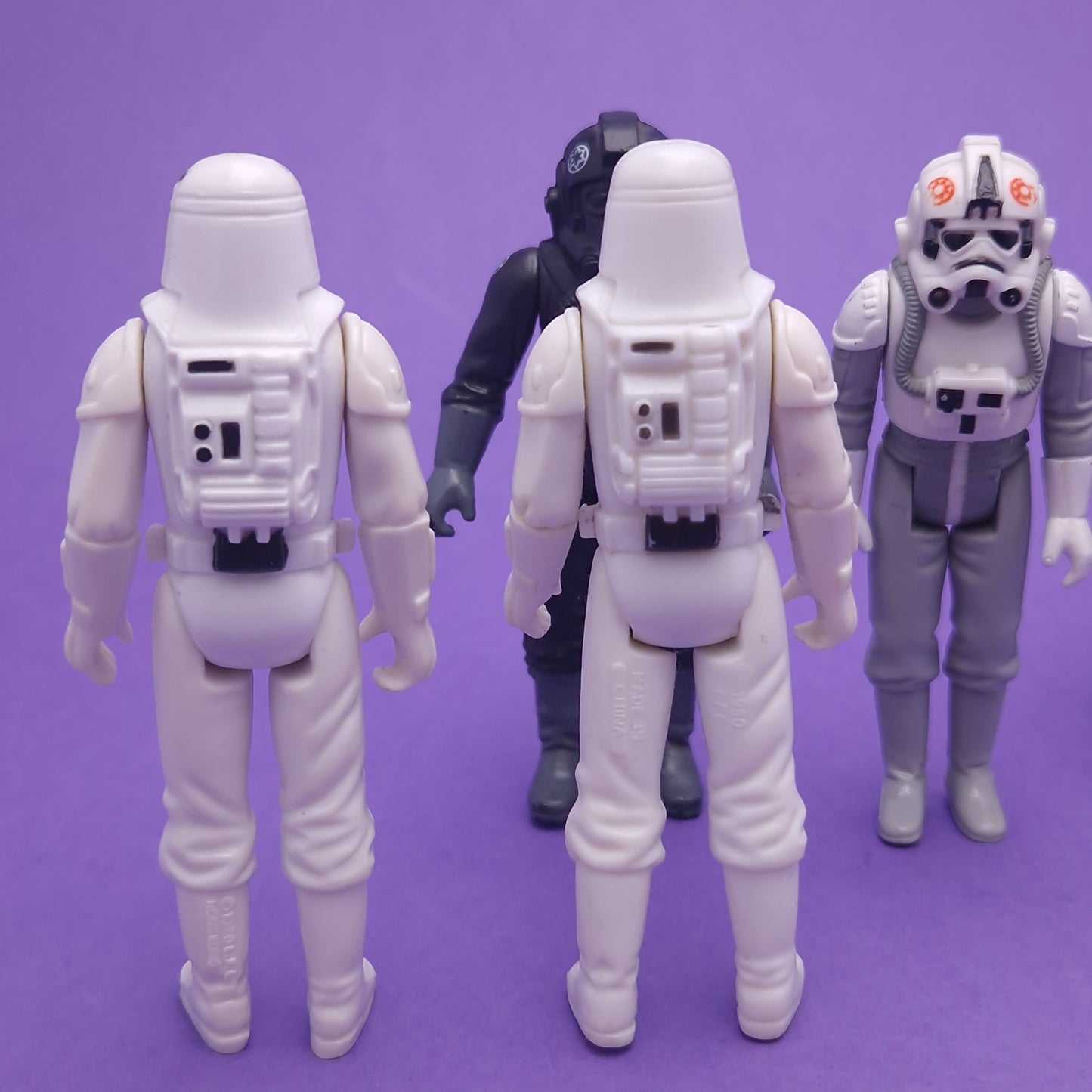STAR WARS VINTAGE ☆ 5x BUNDLE TIE PILOT AT-AT EMPEROR SNOW TROOPER Figures ☆ Kenner 80s