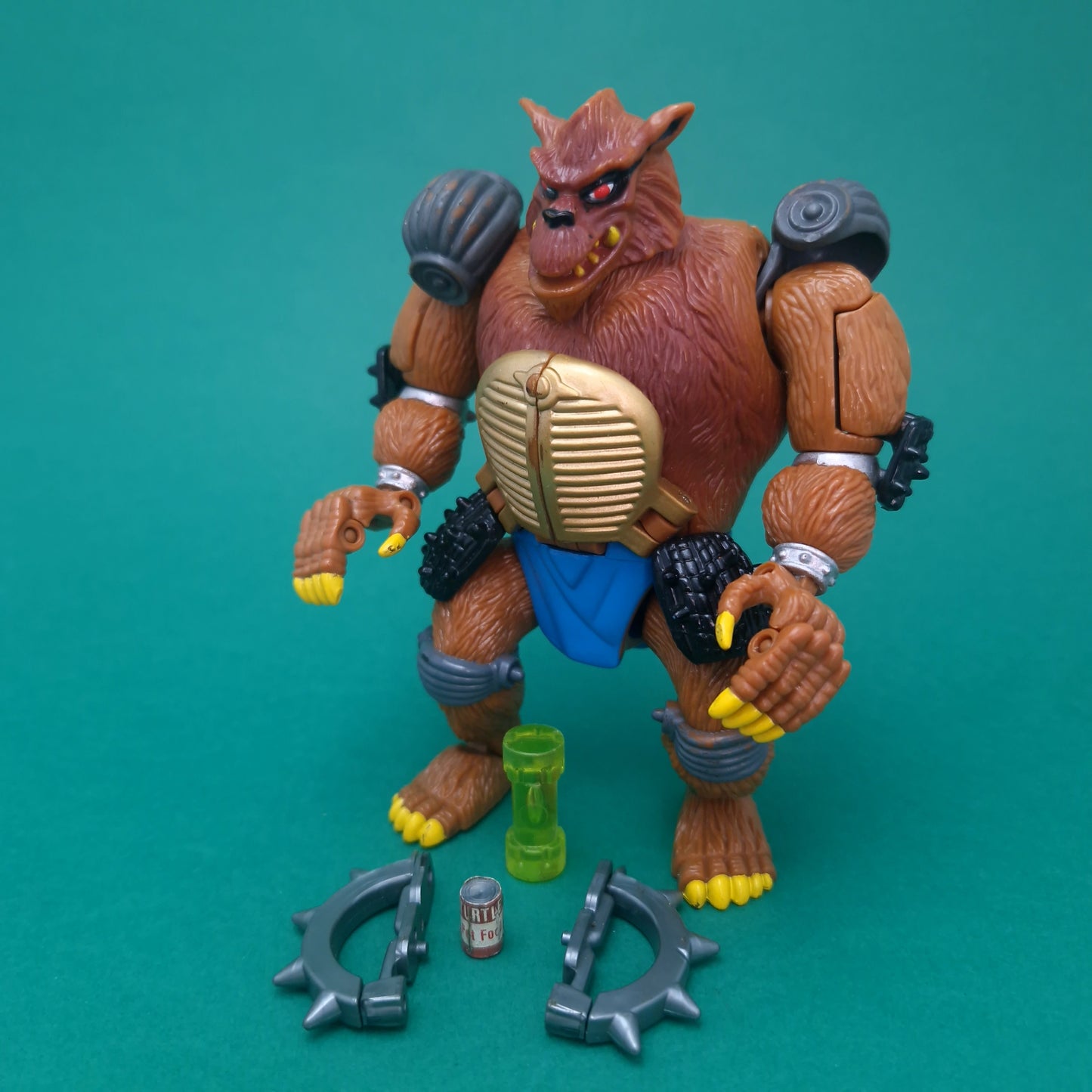 TEENAGE MUTANT NINJA TURTLES ☆ TOKKA & RAHZAR Mutations Figure ☆ Vintage Loose