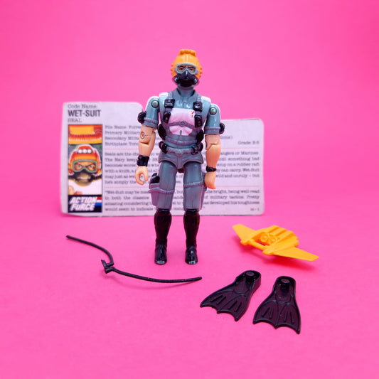 ACTION FORCE ☆ WET SUIT Vintage Action Figure ☆ G.I.JOE Hasbro 1986