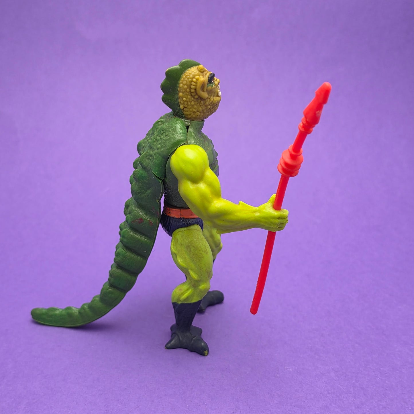 MASTERS OF THE UNIVERSE ☆ WHIPLASH Vintage Figure ☆ MOTU Loose 80s Mattel
