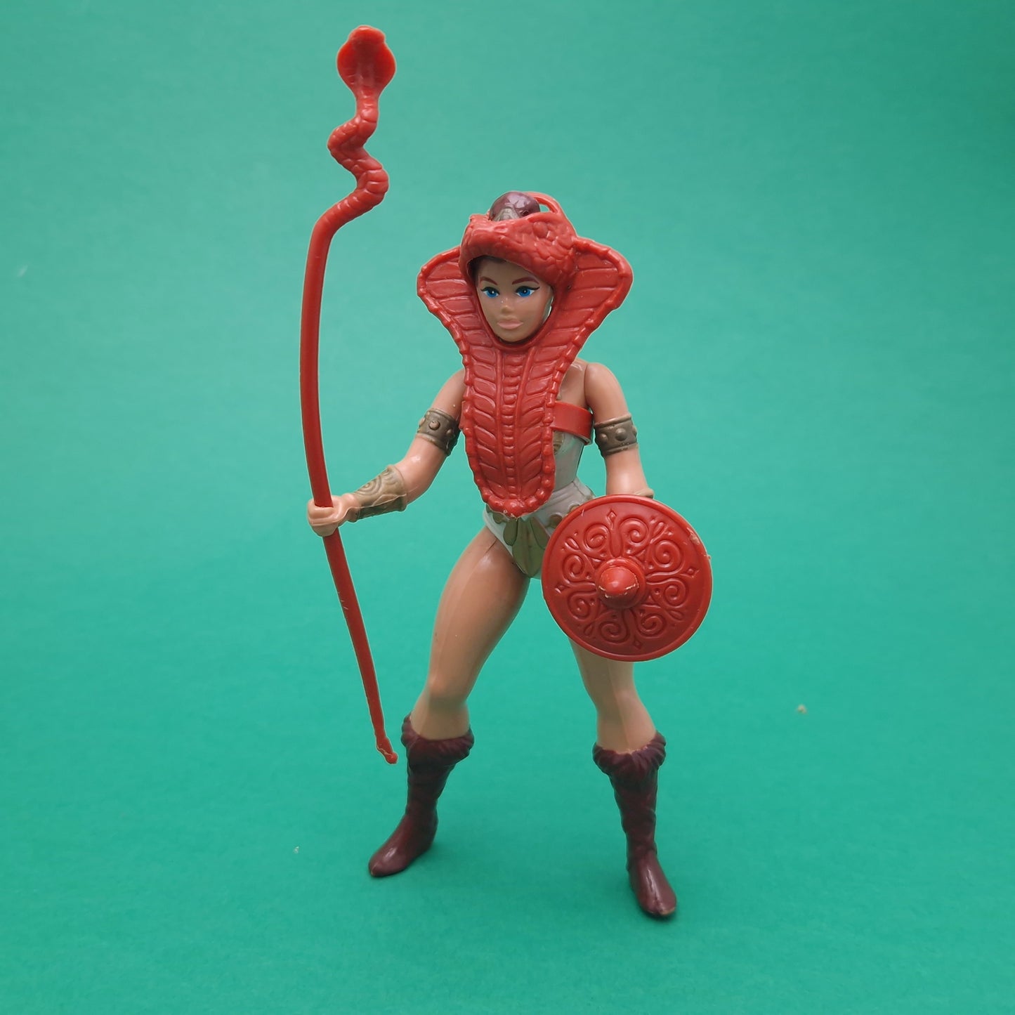 MASTERS OF THE UNIVERSE ☆ TEELA PRINCE ADAM MAN AT ARMS Vintage Figure ☆ MOTU Loose 80s Mattel Original