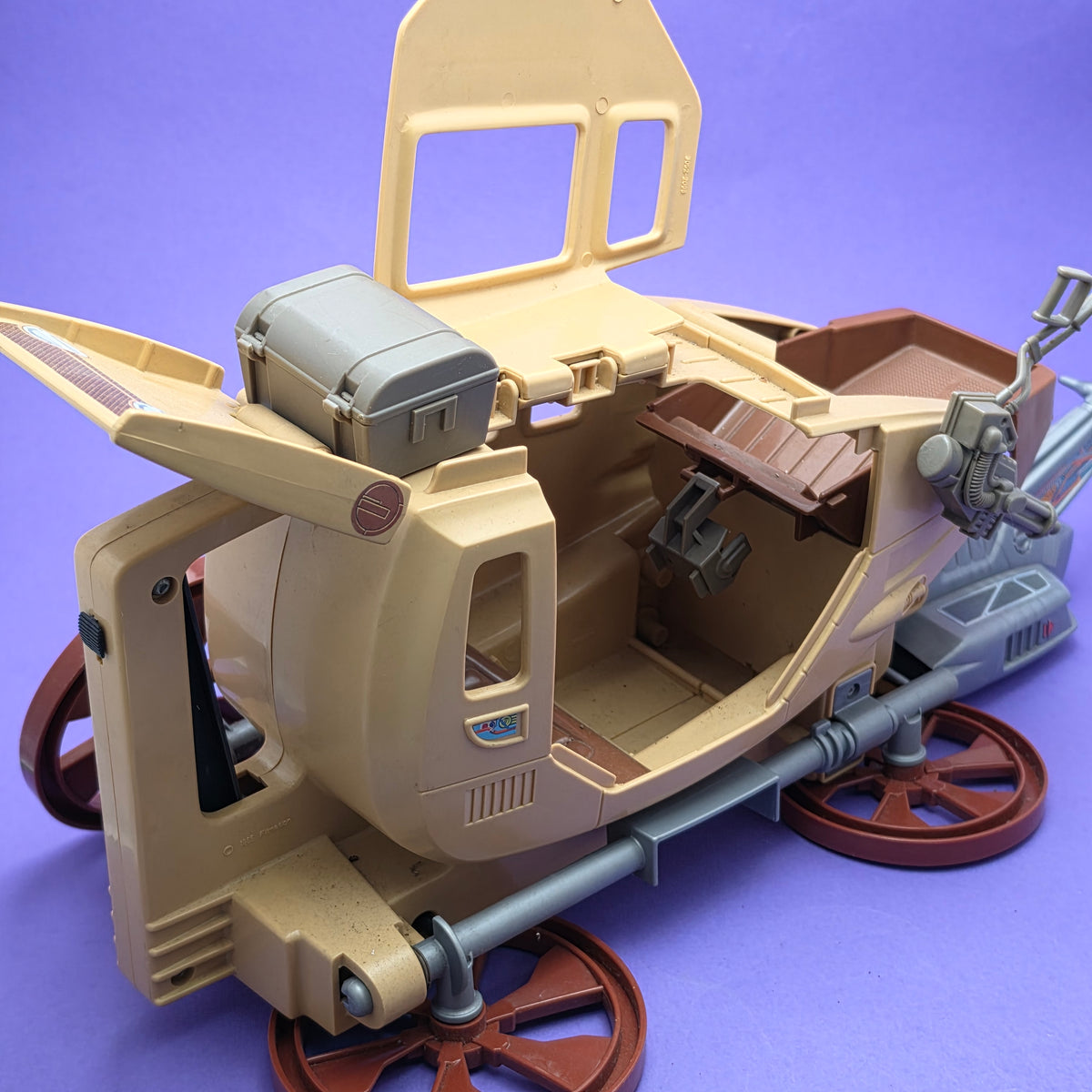 BRAVESTARR ☆ STRATOCOACH Figure Vehicle ☆ Vintage Mattel Original 80s Loose