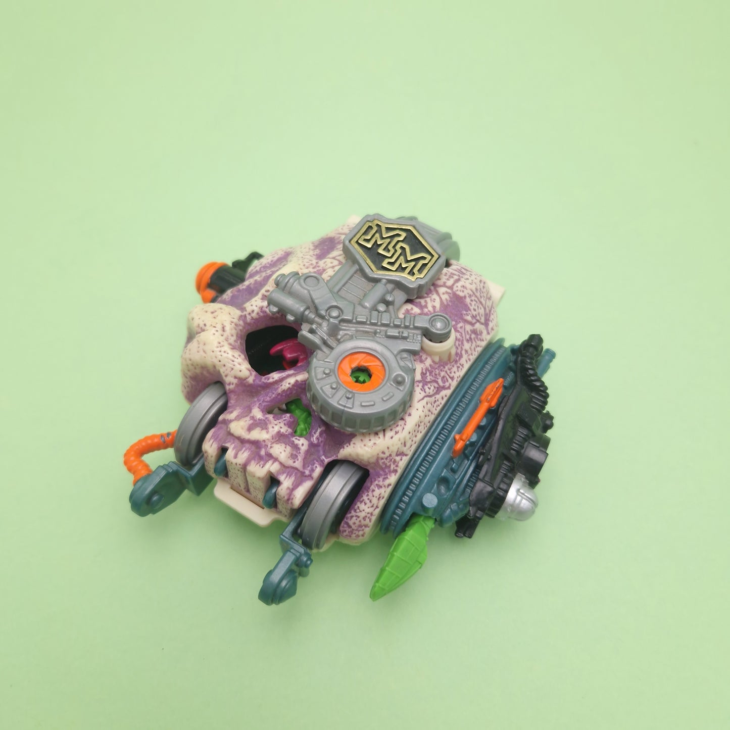 MIGHTY MAX ☆ BYTES CYBERSKULL Doom Zones Vintage Figure Playset ☆ Bluebird