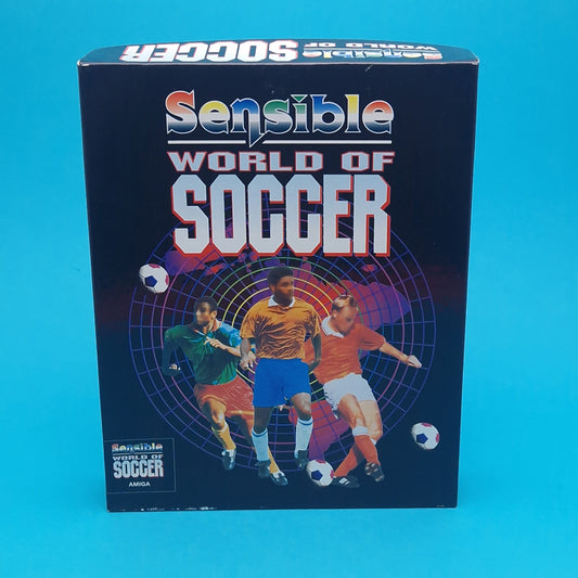 AMIGA ☆ SENSIBLE WORLD OF SOCCER ☆ BOXED Vintage Retro Game Commodore