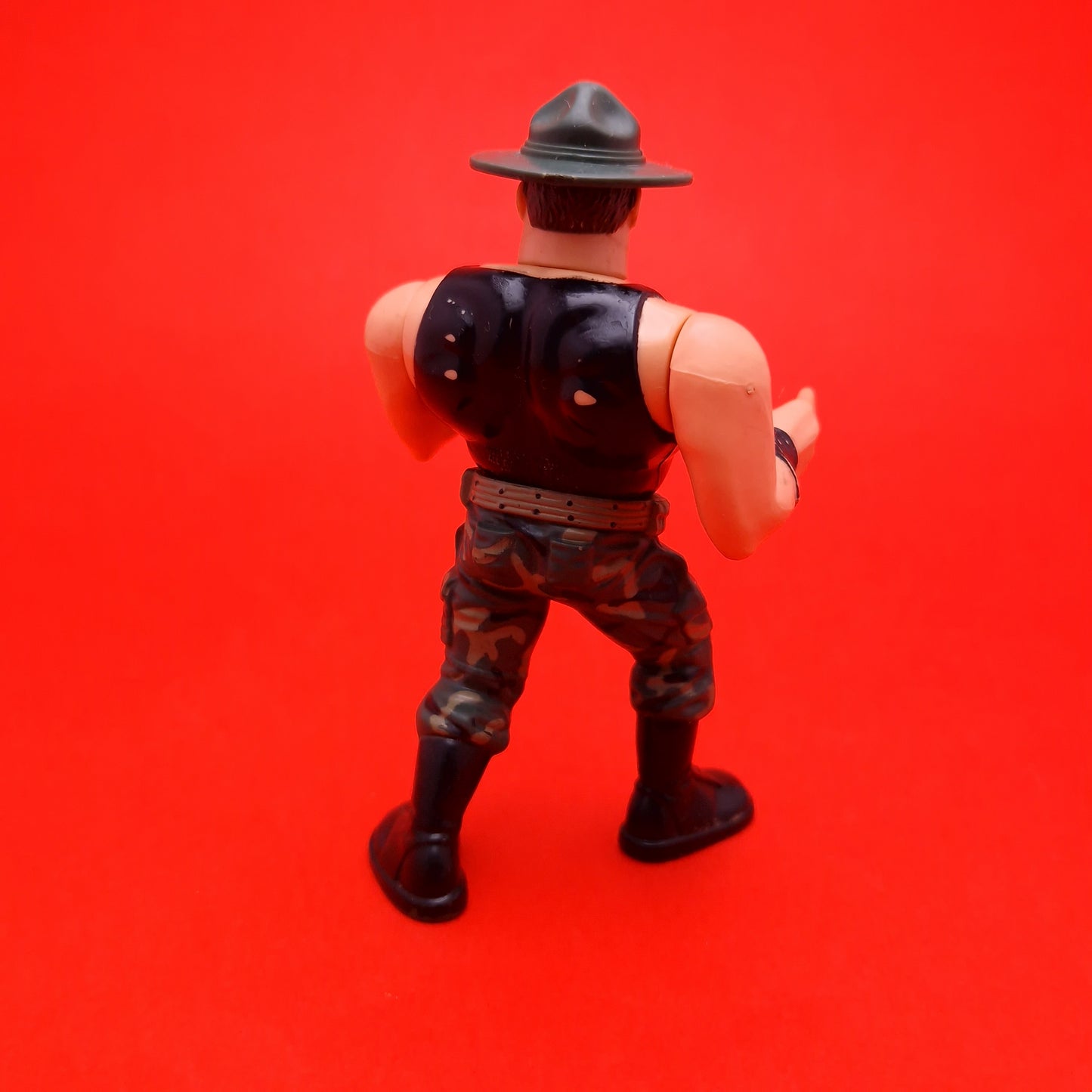 WWF HASBRO SGT SLAUGHTER Vintage Wrestling Figure ☆ Original 90s Series 3