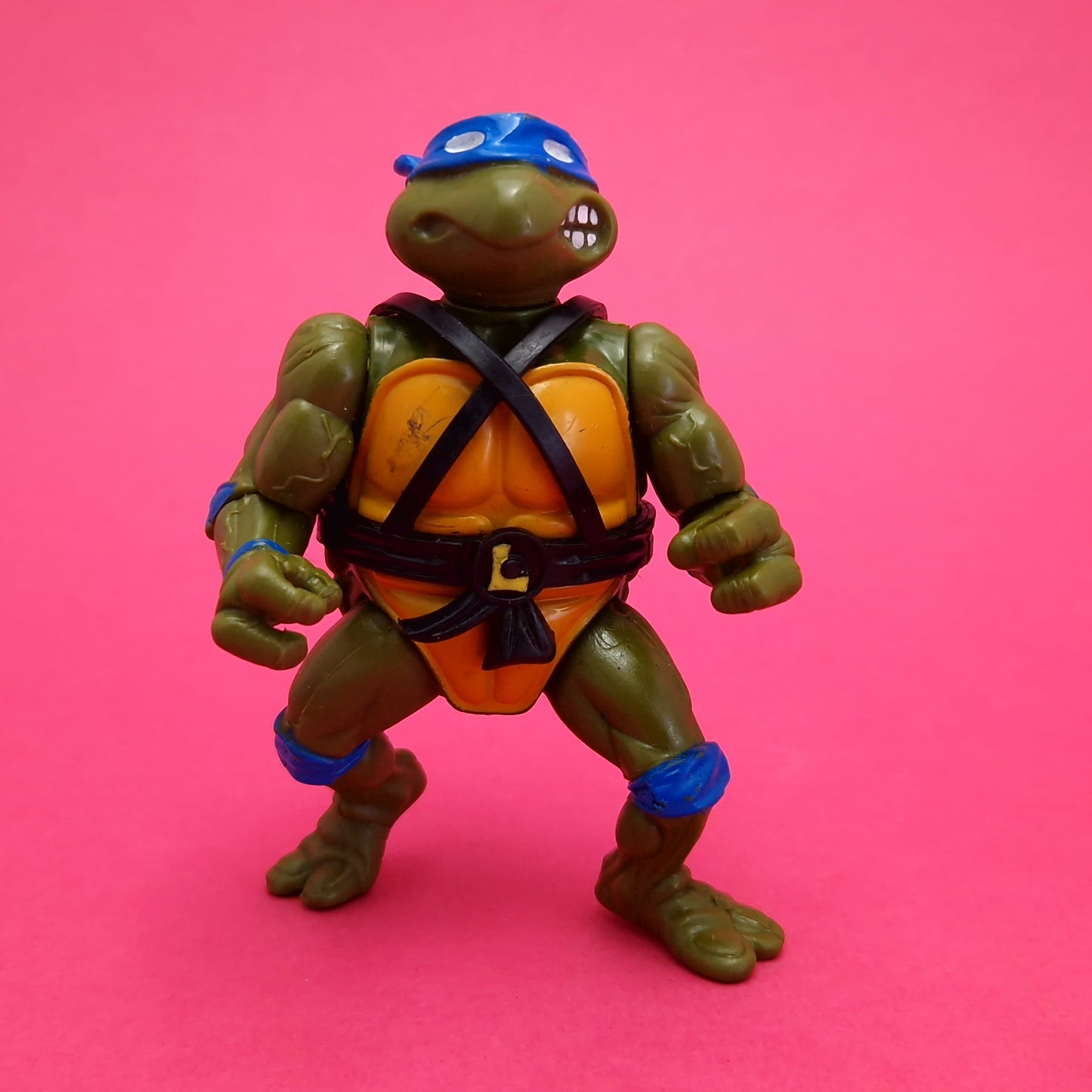 TEENAGE MUTANT NINJA TURTLES ☆ LEONARDO Vintage Action Figure ☆ Loose