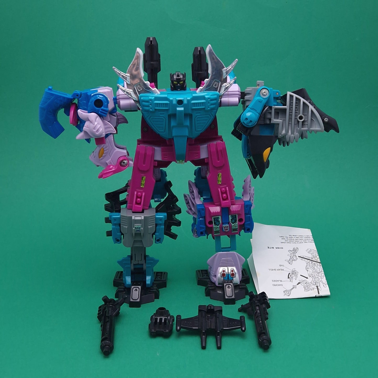 TRANSFORMERS G1 ☆ Combiners SEACONS Piranacon Figure ☆ 1988 Robot Vintage
