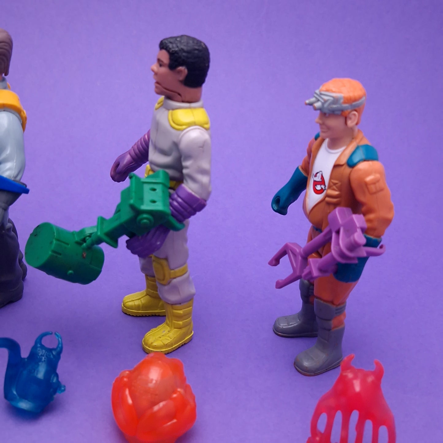 GHOSTBUSTERS ☆ FRIGHT FEATURES SET OF 5 Vintage Figure ☆ COMPLETE 80s Kenner