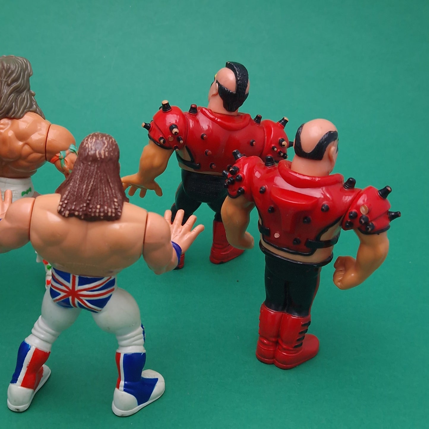 WWF HASBRO ☆ 7x Bundle LEGION OF DOOM Warrior Vintage Wrestling Figure ☆ Original 90s