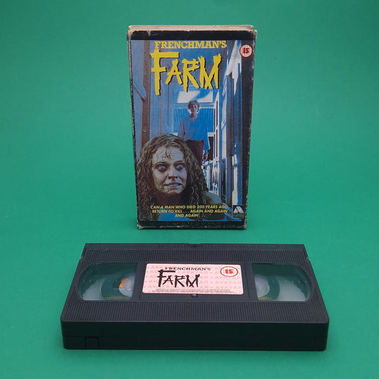 VHS Video ☆ FRENCHMANS FARM ☆ 80s Card Sleeve Horror 15 Vintage
