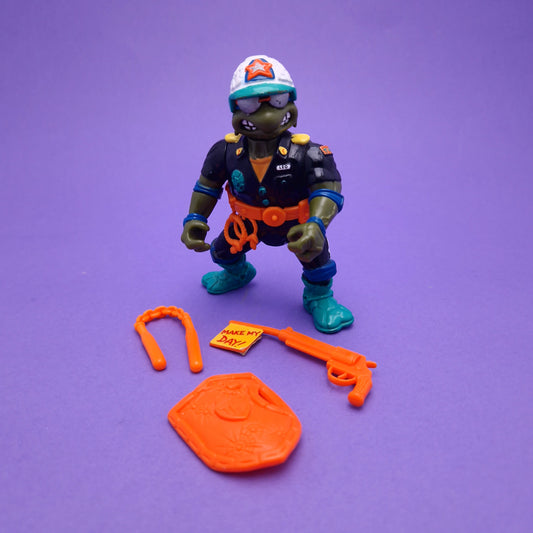 TEENAGE MUTANT NINJA TURTLES ☆ MAKE MY DAY LEO Figure ☆ 90s Vintage Complete