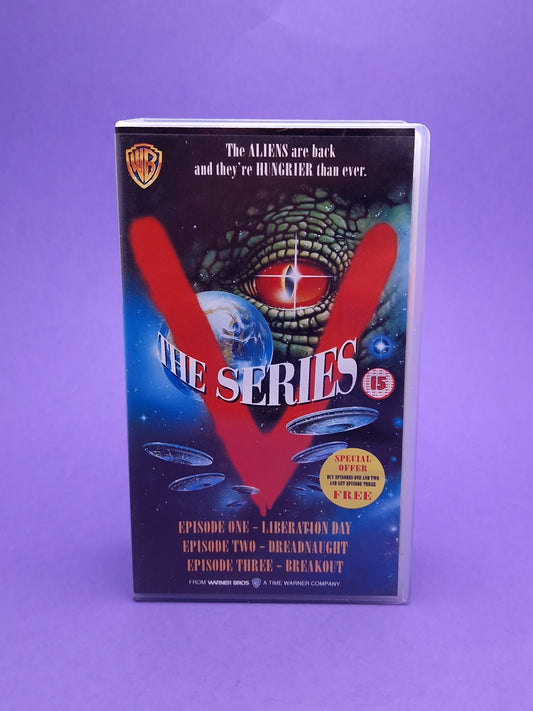 VHS Video ☆ V THE SERIES Episode One Two & Three 1 2 3 UK Tape Cassette ☆ 1985