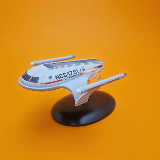 STAR TREK ☆ MATT JEFFERIES TOS SHUTTLE CONCEPT #18 Starships Collection ☆ Eaglemoss