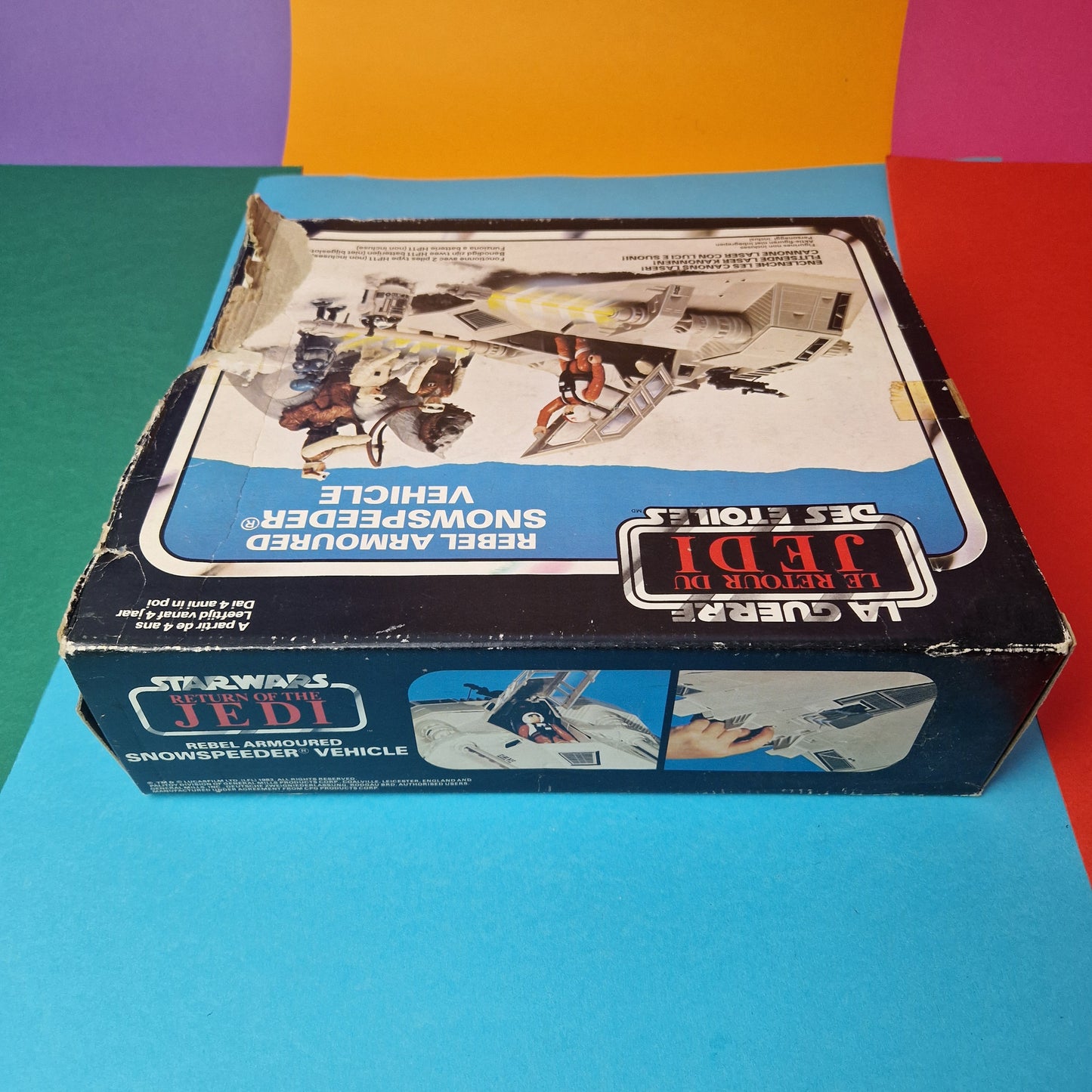 STAR WARS ☆ SNOWSPEEDER SHIP Vintage Action Figure Vehicle ☆ Original 80s Box ROTJ