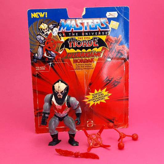 MASTERS OF THE UNIVERSE ☆ HURRICANE HORDAK Vintage Figure ☆ MOTU Complete 80s Mattel Original