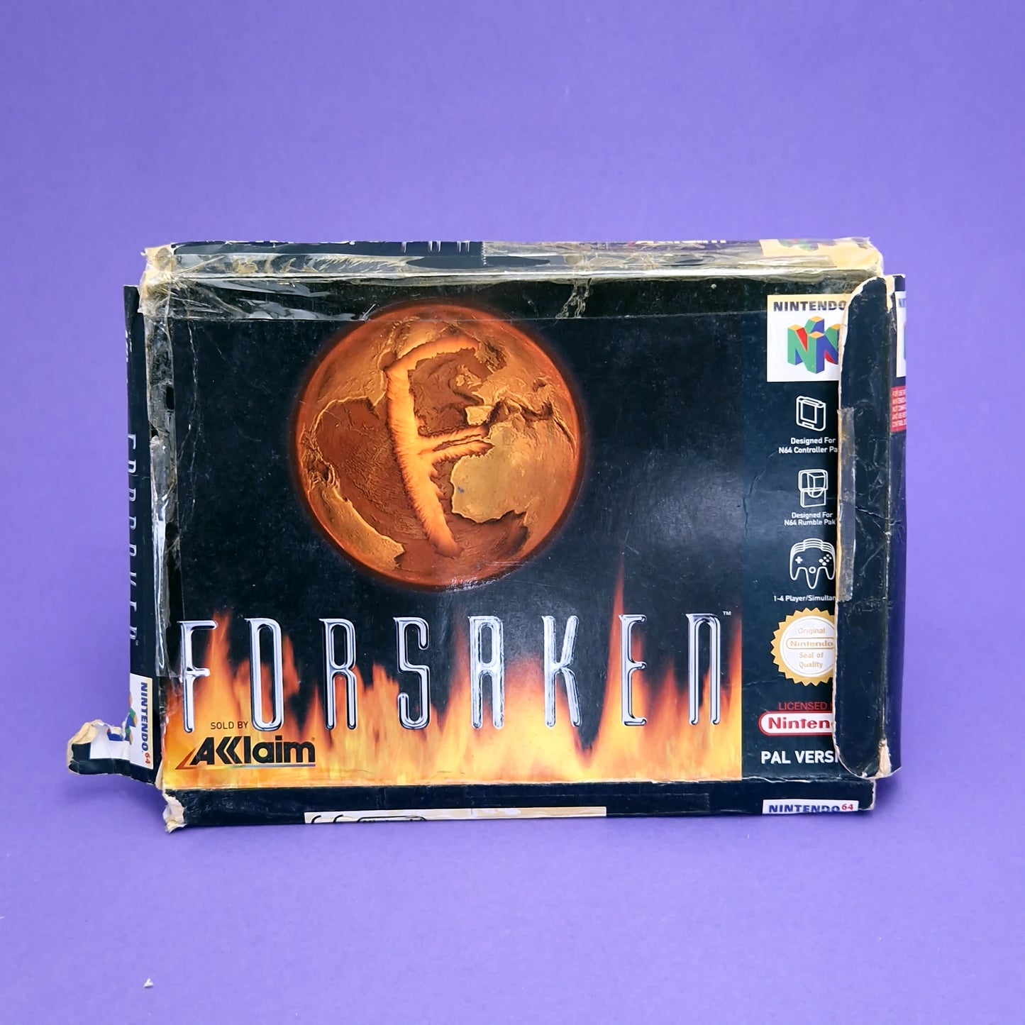 NINTENDO 64 ☆ FORSAKEN ☆ Vintage Retro Game Boxed & Complete PAL N64