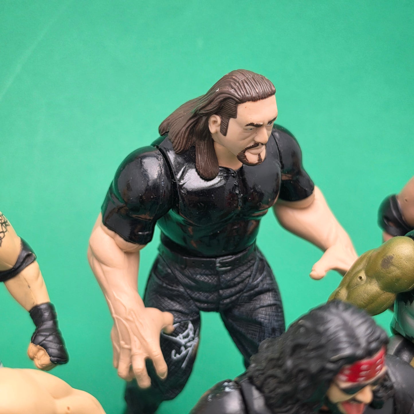 WWF JAKKS PACIFIC SUPERSTARS ☆ Bundle STONE COLD XPAC KANE Vintage Figures ☆ BCA Original