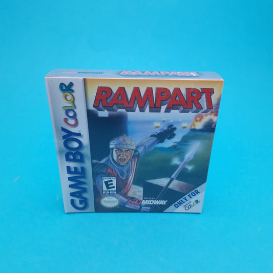 NINTENDO GAMEBOY COLOUR ☆ RAMPART ☆ Factory SEALED Vintage Retro Game Original