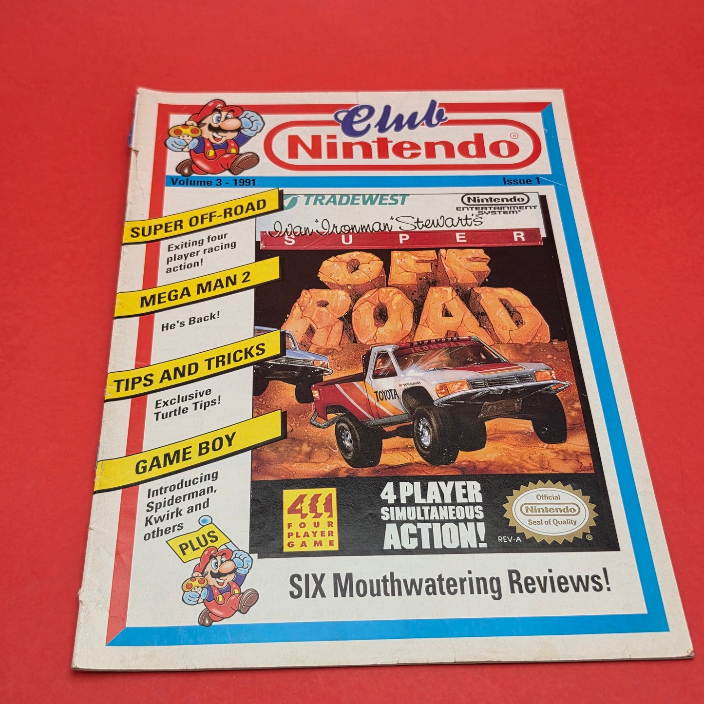CLUB NINTENDO ☆ Vol 3 Issue 1 -6 1991  ☆ Retro Gaming Magazine NES SNES
