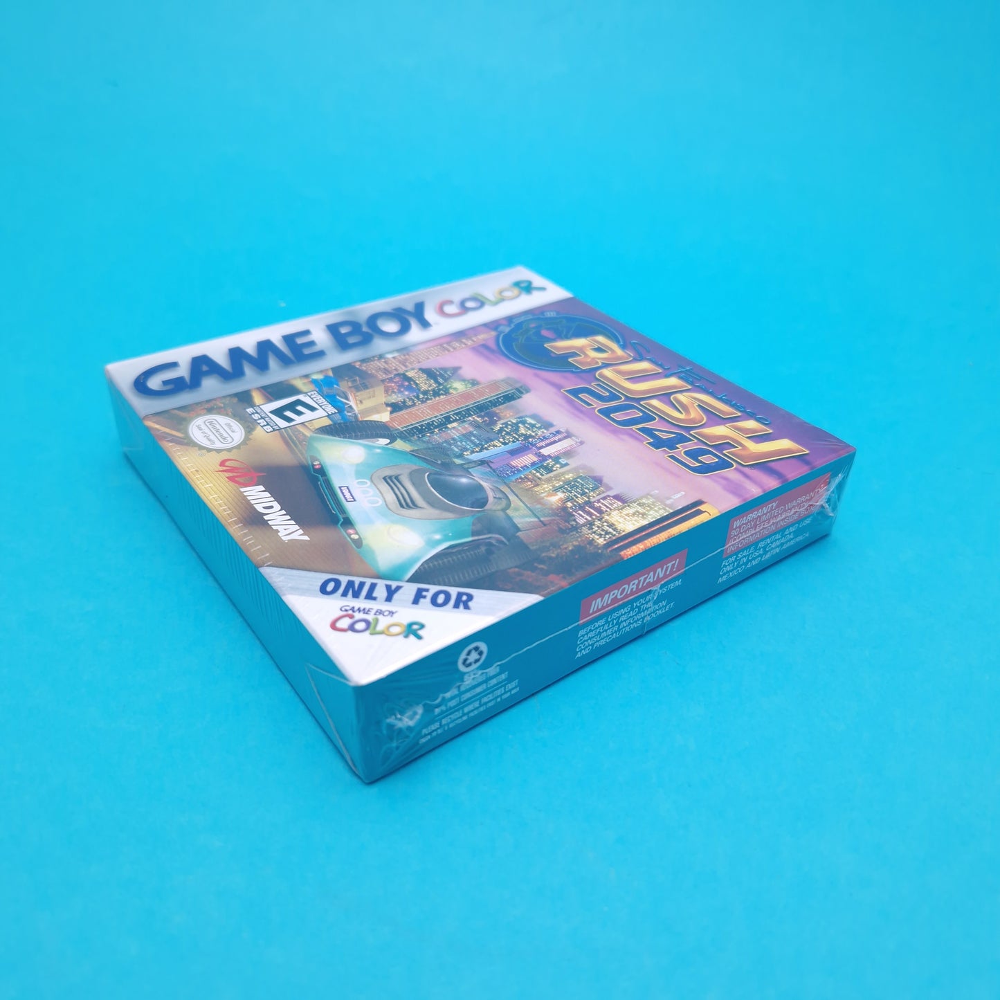 NINTENDO GAMEBOY COLOUR ☆ RUSH 2049 ☆ Factory SEALED Vintage Retro Game Original